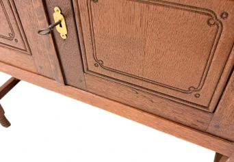 Arts & Crafts Cupboard by Jac. van den Bosch for 't Binnenhuis, 1900s